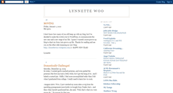 Desktop Screenshot of lynnettewoo.blogspot.com