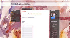 Desktop Screenshot of gordinhadeprimidida.blogspot.com
