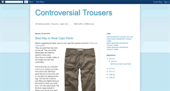 Desktop Screenshot of controversialtrousers.blogspot.com