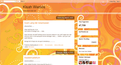 Desktop Screenshot of kisahwanida.blogspot.com