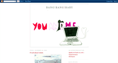 Desktop Screenshot of bangbangbabysarah.blogspot.com