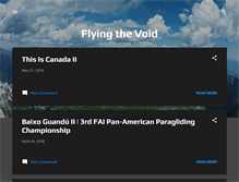 Tablet Screenshot of flyingthevoid.blogspot.com