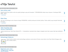 Tablet Screenshot of anizatakaful.blogspot.com