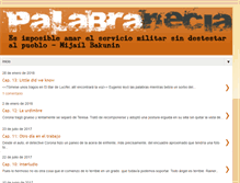 Tablet Screenshot of palabranecia.blogspot.com