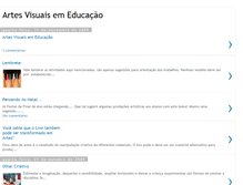 Tablet Screenshot of educacaoeartesvisuais.blogspot.com