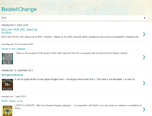 Tablet Screenshot of beats4change.blogspot.com