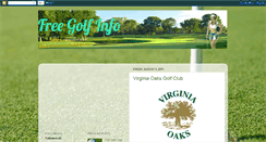 Desktop Screenshot of free-golf-info.blogspot.com