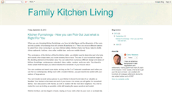 Desktop Screenshot of familykitchenliving.blogspot.com