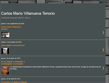 Tablet Screenshot of carlosmariovillanueva.blogspot.com