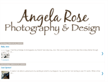 Tablet Screenshot of angelarosephotography.blogspot.com