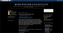 Desktop Screenshot of hidupseorangpetani.blogspot.com
