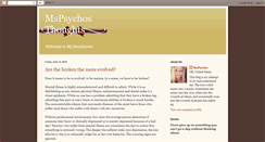 Desktop Screenshot of mspsychosthoughts.blogspot.com