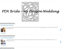 Tablet Screenshot of pdxbride.blogspot.com