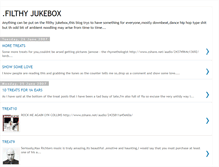 Tablet Screenshot of filthyjukebox.blogspot.com