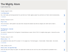 Tablet Screenshot of mightyatom.blogspot.com