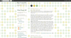 Desktop Screenshot of firsttastedc.blogspot.com