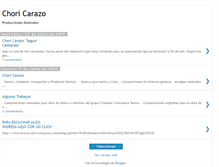 Tablet Screenshot of choricarazo.blogspot.com