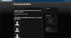 Desktop Screenshot of frenzymoney4me.blogspot.com