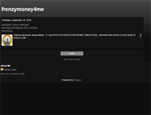 Tablet Screenshot of frenzymoney4me.blogspot.com
