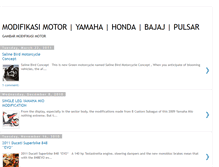 Tablet Screenshot of modifikasi-motor-honda-yamaha-pulsar.blogspot.com