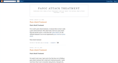 Desktop Screenshot of panic-attack-treatment.blogspot.com