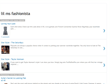 Tablet Screenshot of lilmsfashionista.blogspot.com
