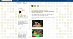 Desktop Screenshot of carries-cakes.blogspot.com