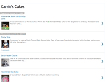 Tablet Screenshot of carries-cakes.blogspot.com