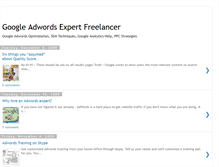 Tablet Screenshot of googleadwords-expert.blogspot.com