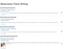 Tablet Screenshot of dissertation-thesiswriting.blogspot.com