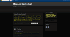 Desktop Screenshot of bouncebasketball.blogspot.com