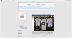 Desktop Screenshot of fireflydreaming.blogspot.com