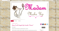 Desktop Screenshot of madammakeup.blogspot.com