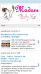 Mobile Screenshot of madammakeup.blogspot.com