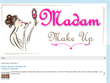 Tablet Screenshot of madammakeup.blogspot.com