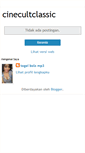 Mobile Screenshot of cinecultclassic.blogspot.com