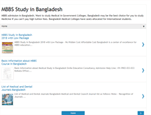 Tablet Screenshot of mbbsbangladesh.blogspot.com