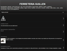 Tablet Screenshot of ferreteriaguillen.blogspot.com