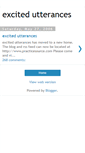 Mobile Screenshot of excitedutterances.blogspot.com