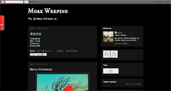 Desktop Screenshot of more-weeping.blogspot.com