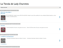 Tablet Screenshot of ladychurretesshop.blogspot.com
