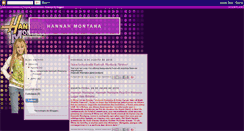 Desktop Screenshot of hannahmontanachannel.blogspot.com