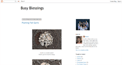Desktop Screenshot of mybusyblessings.blogspot.com