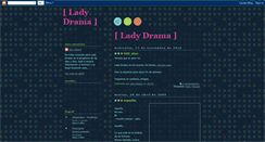 Desktop Screenshot of lady-drama.blogspot.com