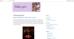 Desktop Screenshot of hiddengemsblog.blogspot.com