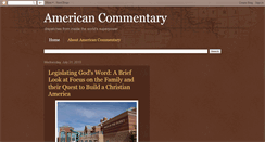 Desktop Screenshot of american-commentary.blogspot.com