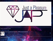 Tablet Screenshot of justapleasure.blogspot.com