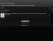 Tablet Screenshot of bordirbandung.blogspot.com