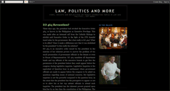 Desktop Screenshot of lawpoliticsandmore.blogspot.com
