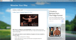 Desktop Screenshot of musclesyourway.blogspot.com